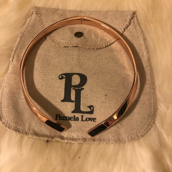 Pamela Love Jewelry - Pamela Love gold plated with onyx inlay collar